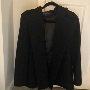 Anne Klein pea coat with hood